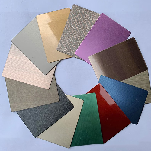 Colored stainless steel 